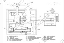 Схема подключения и монтажа водогрейного промышленного котла КВм-2,5 с топкой РПК