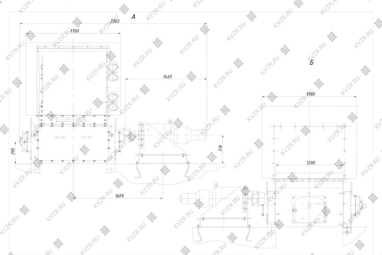 Топка ТЛПХ-1.1/4.25 чертеж