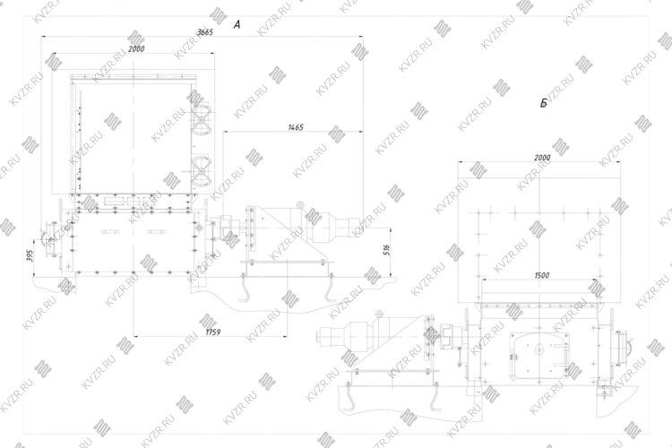 Топка ТЛПХ-1.4/6.0 чертеж